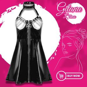 KILLSTAR HOT AS HELL CHAIN DRESS